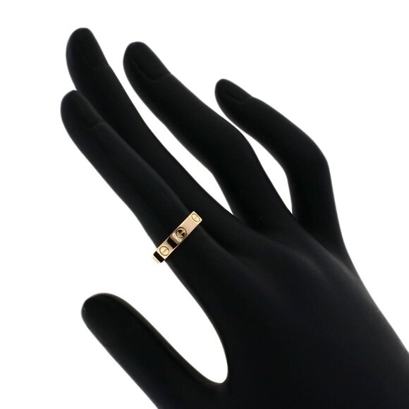 CARTIER 18k Rose Gold Love Ring #48 - Picture 5 of 7